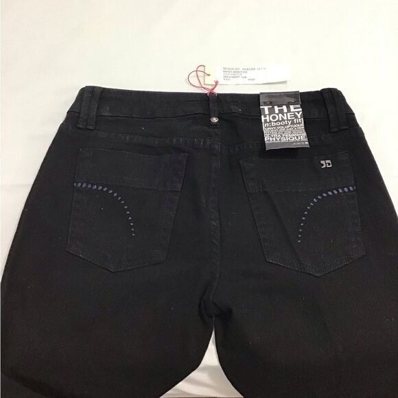 Joe’s Jeans Black Dark Wash Denim Jeans Honey Booty Fit Flare Leg - Picture 10 of 16